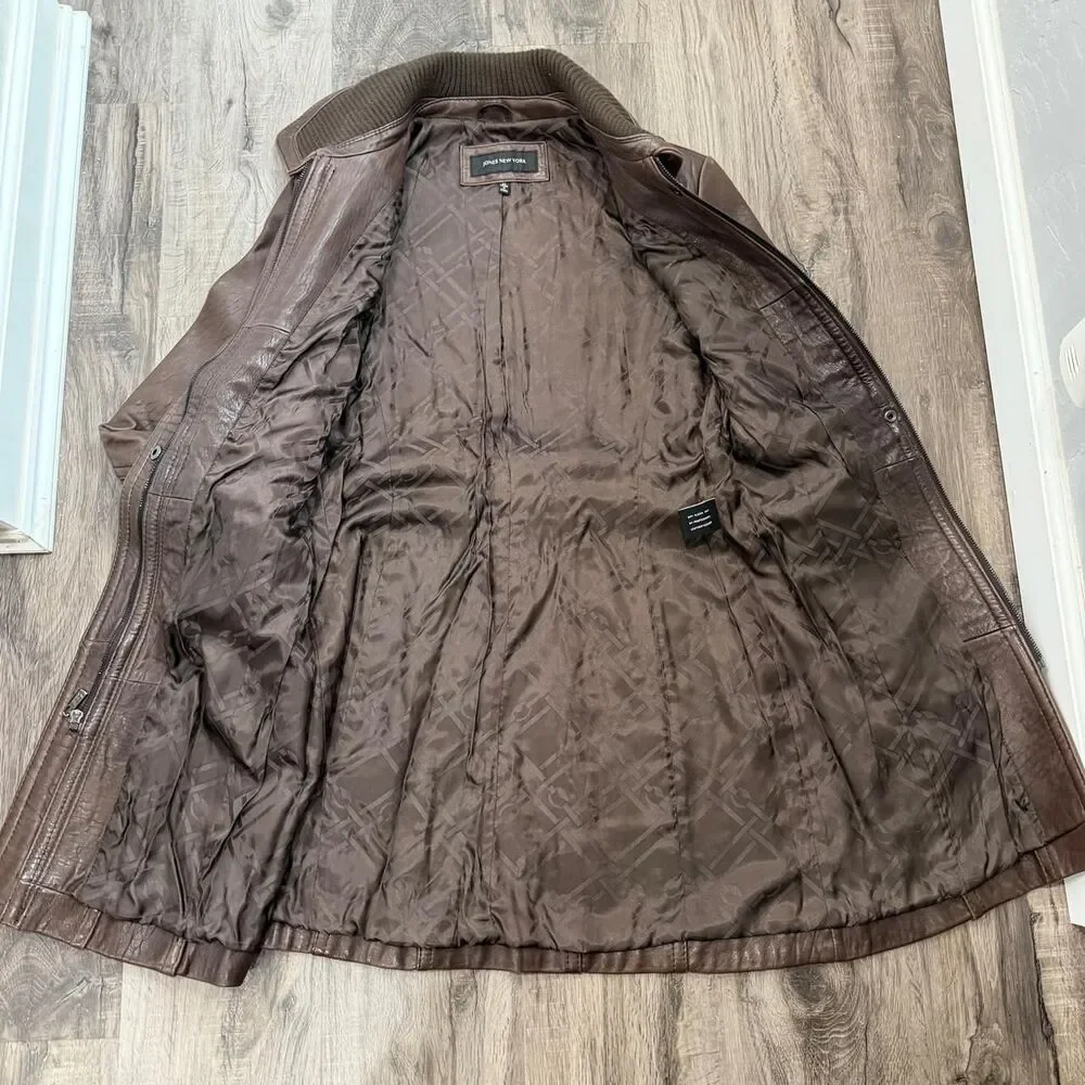 Jones-new-york Women's Brown Coat - Picture 2 of 6
